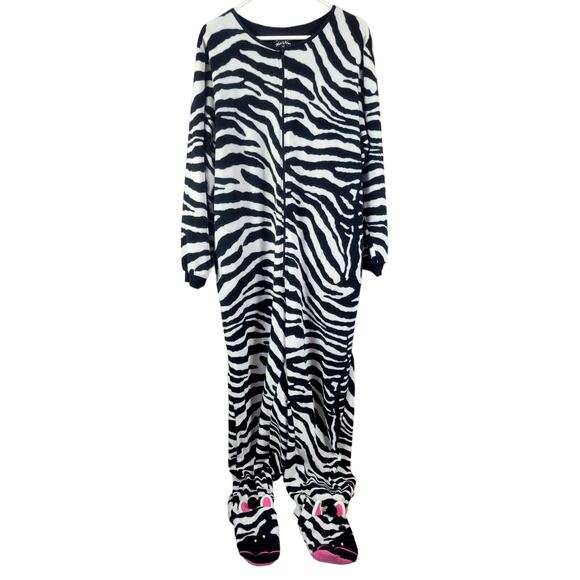 Nick & Nora Zebra Print Sleepwear Women's Size XXL - Picture 1 of 8